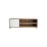 Mueble de TV en Melamina Cambria-Blanco